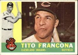 1960 Topps #30 Tito Francona INDIANS VG G48763 - VG | eBay