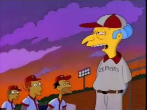 Mr. Burns Softball Speech - YouTube