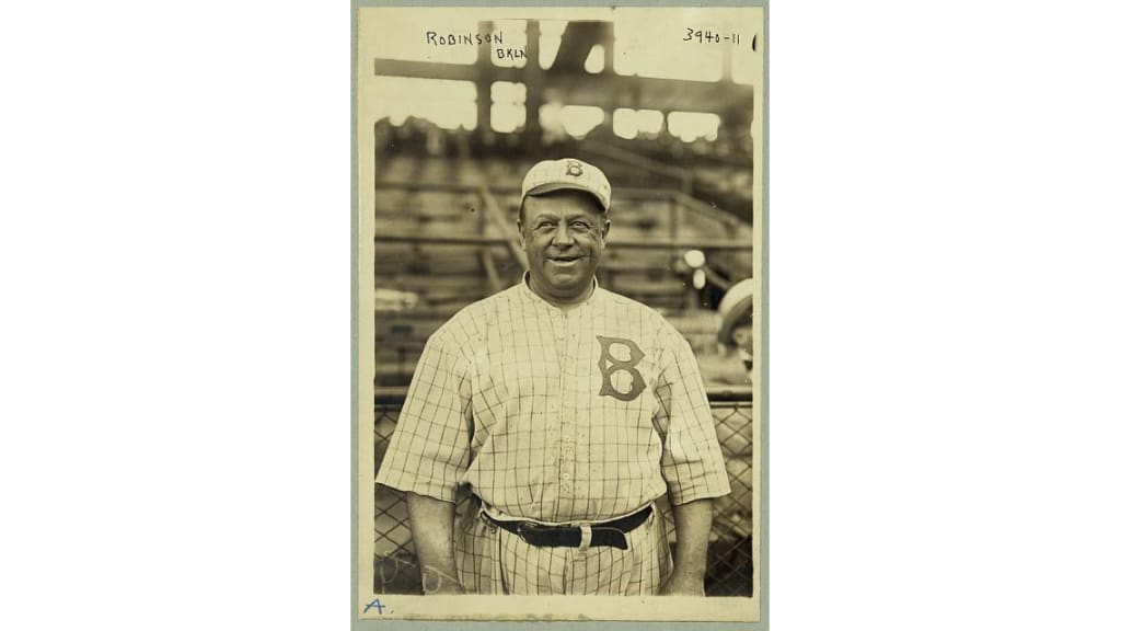 Brooklyn manager Wilbert Robinson, 1916