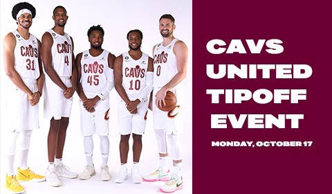 Cavs United Tipoff Event on Monday October 17